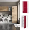 Hochschrank Vicco R-Line Bordeaux Hochglanz 60 cm mit Produktbild-Vorschau 2