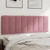vidaXL Kopfteil-Kissen "Hanko" Rosa 120 cm Samt Produktbild-Vorschau 2