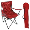 2er Anglersessel Campingstuhl Outdoorstuhl Getränkehalter Tasche Rot Produktbild-Vorschau