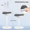 HOMCOM Sitzhocker ergonomischer Bürohocker, 56,5-71,5 cm Produktbild-Vorschau 5