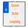 Motorrad Kennzeichenhalter 180x200 Chrom Optik Produktbild-Vorschau 6