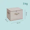 SONGMICS Stoffbox, faltbare Aufbewahrungsbox mit Griffen, Produktbild-Vorschau 3
