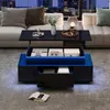 KLAM HOME Couchtisch Höhenverstellbarer Couchtisch Mit LED Produktbild-Vorschau 8
