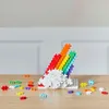 100 kreatywnych tęczowych klocków konstrukcyjnych Podgląd zdjęcia produktu 11