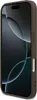 A side view of a brown smartphone case on a gray background. Podgląd zdjęcia produktu