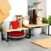 Étagère de cuisine en bois 33,5x19,5x16 cm / 33,5x18,5x13,5 Voir les images du produit 2