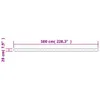 vidaXL Markisenvolant Burgunderrot 580x20 cm Produktbild-Vorschau 6