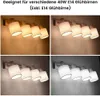 ZMH reflektor sufitowy 4 płomienie lampa sufitowa drewno - Podgląd zdjęcia produktu 3