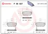 BREMBO Bremsbeläge Satz Vorne für NISSAN 100 NX (B13) P 56 Produktbild-Vorschau 5