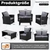 MeXo von GLP HOME Balkonset Polyrattan Balkongarnitur Produktbild-Vorschau 7