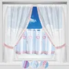 Komplet firan woalowych ze ściągaczem, rozmiar: 120x140cm, Podgląd zdjęcia produktu 1