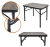 Aluminium Campingtisch in Holz Optik höhenverstellbar - 60 Produktbild-Vorschau 2