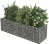 Podwyższona Donica Gabionowa, Galwanizowana Stal, 180X50X50 Podgląd zdjęcia produktu 3
