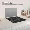 KitchenYeah© Herdabdeckplatte Schwarz - Mosaik - Abstrakt - Produktbild-Vorschau 3