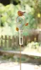 Gartenstecker Vögelchen Metall Rost-Design 108cm – Produktbild-Vorschau 2