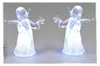 Weihnachtliche Engel-Figur 10cm aus Acryl mit Licht Produktbild-Vorschau 1