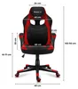 Huzaro FORCE 2.5 Red Mesh gaming chair Voir les images du produit 2