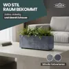 XL Pflanzkasten „Millennium“ 59x25x23 cm - 23L Volumen - Produktbild-Vorschau 3