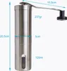 Intirilife Kaffeemühle in SILBER – Manuelle Mühle zum Produktbild-Vorschau 2