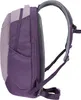 Side view of a purple backpack. Produktbild-Vorschau