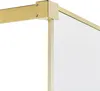 BELIANI Duschwand Gold aus Sicherheitsglas Rahmen Aluminium Produktbild-Vorschau 4