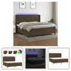 The Living Store Boxspringbett mit Matratze & LED Produktbild-Vorschau 9