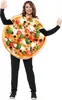 Pizza-Kostüm für Erwachsene Faschingskostüm bunt - Produktbild-Vorschau 2