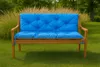 Cuscino per panca da esterno 170x60x50| colore blu| Cuscino Anteprima dell’immagine prodotto 5