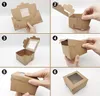 Braune Kraftpapier Geschenkboxen für Gebäck mit Produktbild-Vorschau 5