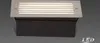 AEG LED Einbauleuchte Außenlampe Wall Silber/Eisen 25x11cm Produktbild-Vorschau 7