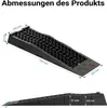 Zestaw 2 ramp Wiltec o nośności 5 t, solidne rampy Podgląd zdjęcia produktu 4