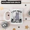 Trendation - Mathe-Lehrer Tasse Geschenkidee I Love Math It Produktbild-Vorschau 3