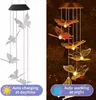 Solarbetriebenes LED-Schmetterlings-Windspiel – Für den Produktbild-Vorschau 2