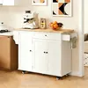BEALIFE Carrello da cucina con ripiano estraibile, 3 Anteprima dell’immagine prodotto 9