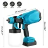 HDeye 21V Kabelloses Spritzgerät 800W 3 Düsen 800ml 2 Produktbild-Vorschau 2