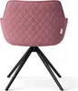HAGO24 Drehbarer Esszimmerstuhl Altrosa Textil Webstoff Produktbild-Vorschau 6