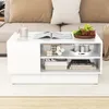 COSTWAY Moderner Couchtisch, rechteckiger Mitteltisch mit Produktbild-Vorschau 9