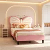 INONEFT Kinderbett 90x190 mit LED ,Einzelbett Polsterbetten Produktbild-Vorschau 3
