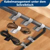 Abnii 50 Stück Kabelmanagement Schreibtisch, Kabelbinder Produktbild-Vorschau 2