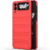 A red phone case for a Samsung Galaxy Z Flip 4 5G is shown against a white background. Produktbild-Vorschau