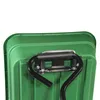 Close-up view of the handle and top of a green garden cart. Produktbild-Vorschau
