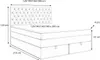 MR GROUP Boxspringbett mit Bettkasten LYON 180x200 cm, H3, Produktbild-Vorschau 5