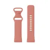 Two pink Fitbit Versa 4 watch straps are shown against a white background. Produktbild-Vorschau
