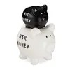 Relaxdays Sparschwein, His & Her Money, 2 Schweine, Produktbild-Vorschau 9