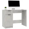 Scrivania grigio cemento 100x50x75 cm materiale a base di Anteprima dell’immagine prodotto 3