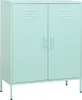 vidaXL Lagerschrank Minzgrün 80x35x101,5 cm Stahl Produktbild-Vorschau 8