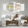 Bild auf Leinwand - Leinwandbild - 5 Teile - Modern Gold Produktbild-Vorschau 6