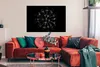 MuchoWow® Poster Blumen - Orange - Rosa - Schwarz 120x80 cm Produktbild-Vorschau 2