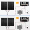 600W 12V Solarpanel Monokristallin Solar Set 2 x 300W Produktbild-Vorschau 5