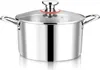 3-lagiger Edelstahl Nudeltopf, 5L Kochtopf mit Glasdeckel Produktbild-Vorschau 1